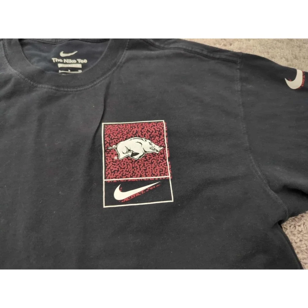 Arkansas Razorbacks T Shirt Mens S Long Sleeve NCAA 